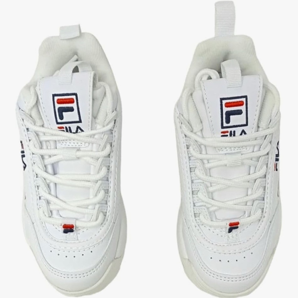 White FILA Disruptor II Sneakers